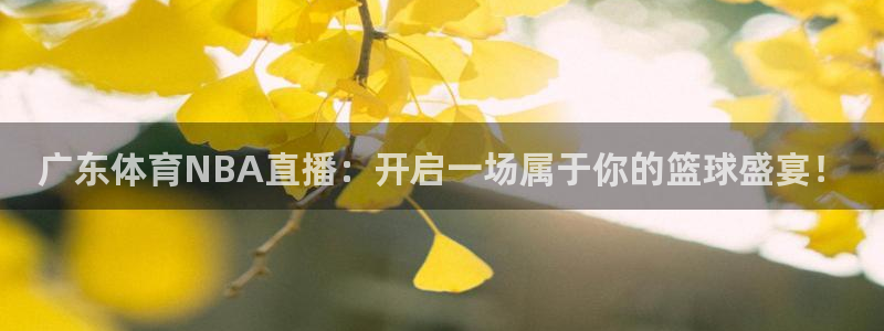 说球帝app官网：广东体育NBA直播：开启一场属于你的篮球盛宴！